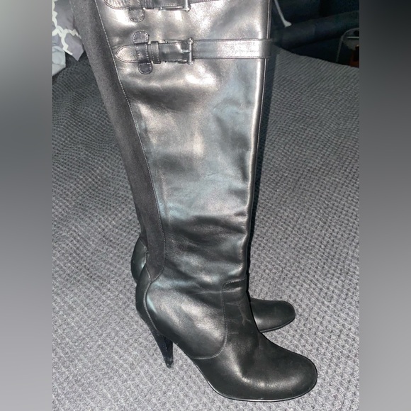 Cole Haan Black Knee High Ladies dress boots, Size 10 - Picture 1 of 6
